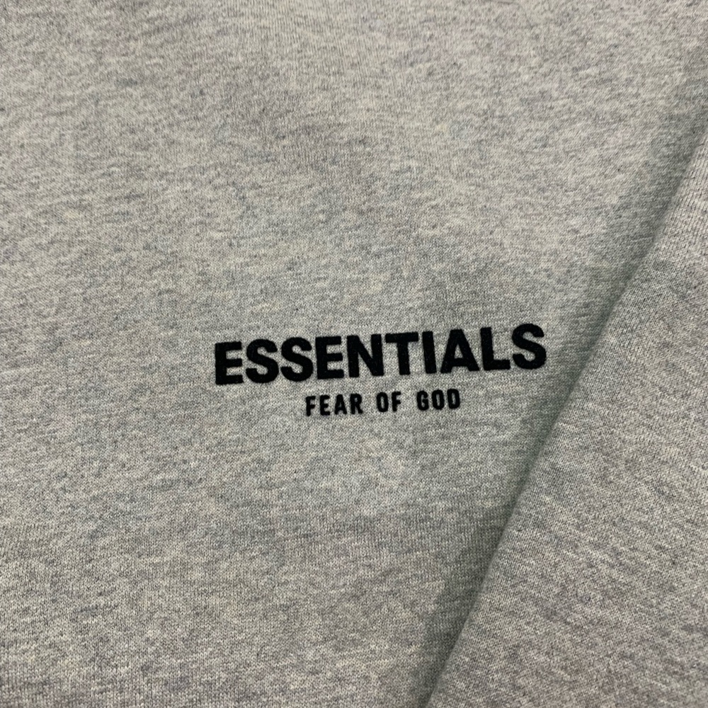 Fear Of God Essentials Hoodie (SS22) Dark Oatmeal - Picture 2 of 5
